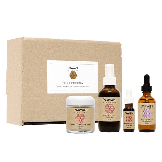 Kapha Skincare Ritual | Ayurvedic Set for Oily & Congested Skin-1
