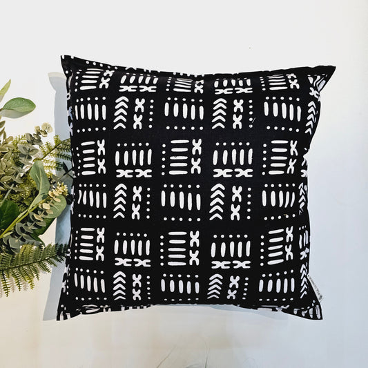 Set of 2 | 4 Cushion Covers |40x40cm | 100% Cotton Wax Ankara Fabric-1