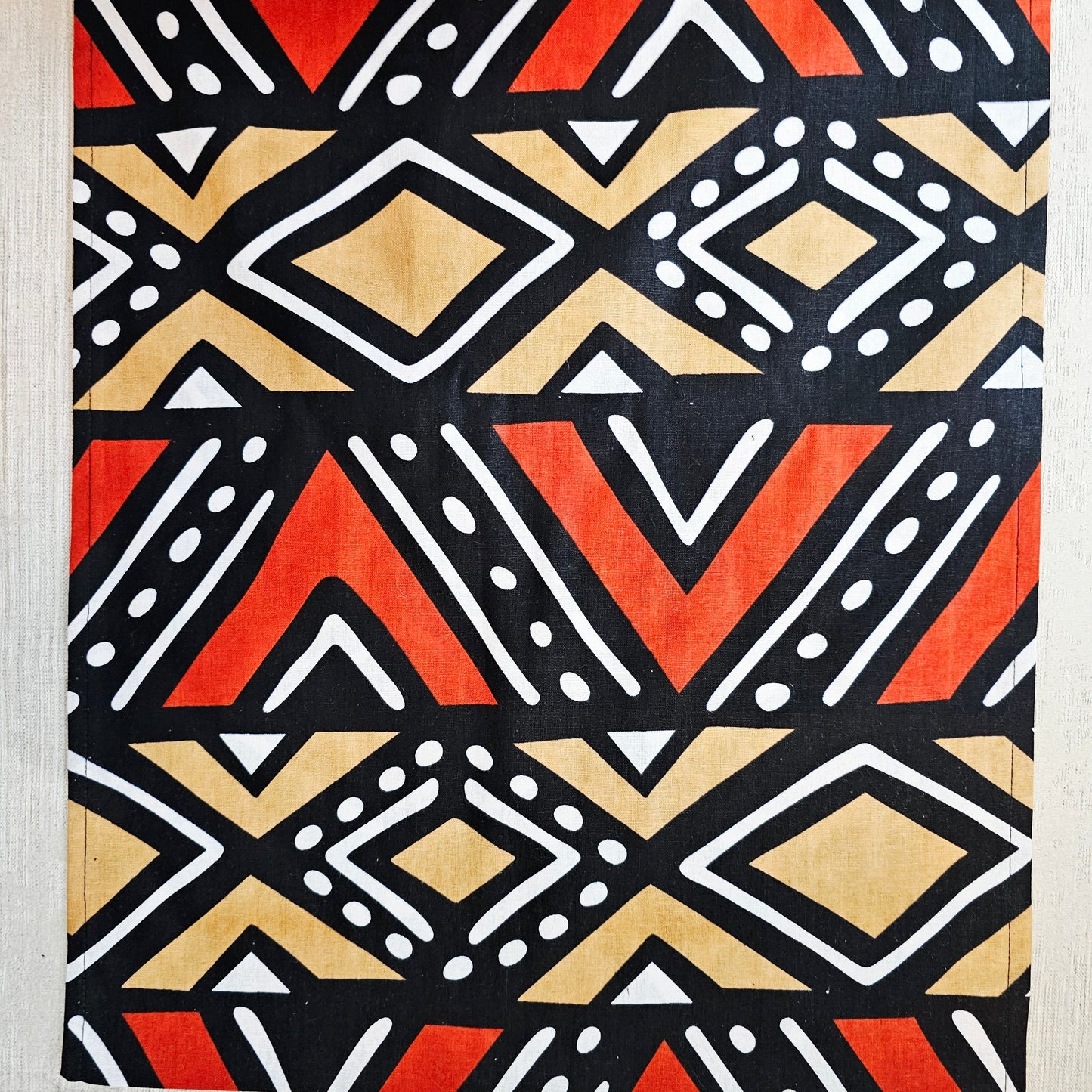 Table Runner and Set of 8 Napkins | 100% Cotton African Print Fabric-3