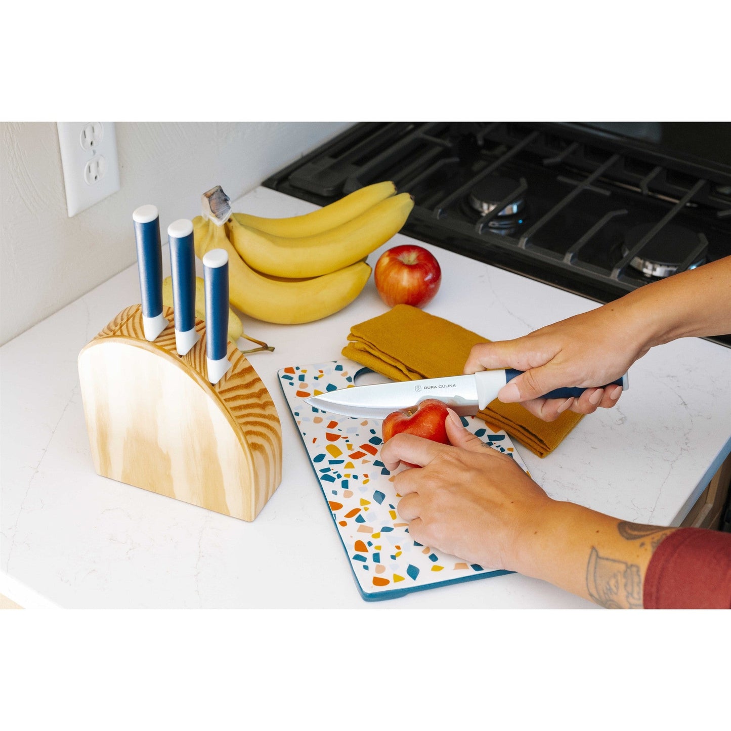 DUO-GRIP 5 Piece Kitchen Knife Starter Set-4
