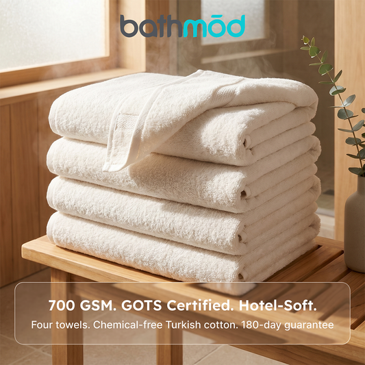 Luxury Organic Bath Towels (Four Pack)-1