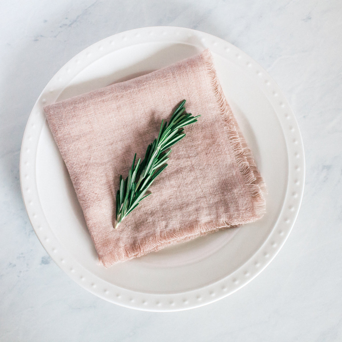 Stone Washed Linen Cocktail Napkin-4