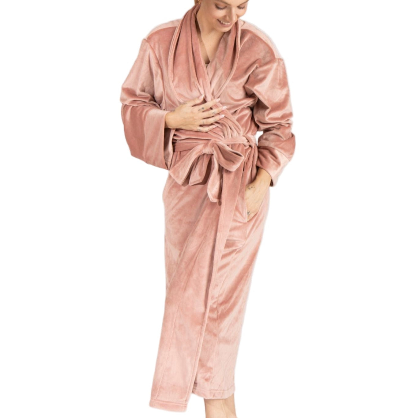 Plush Velour Robe
