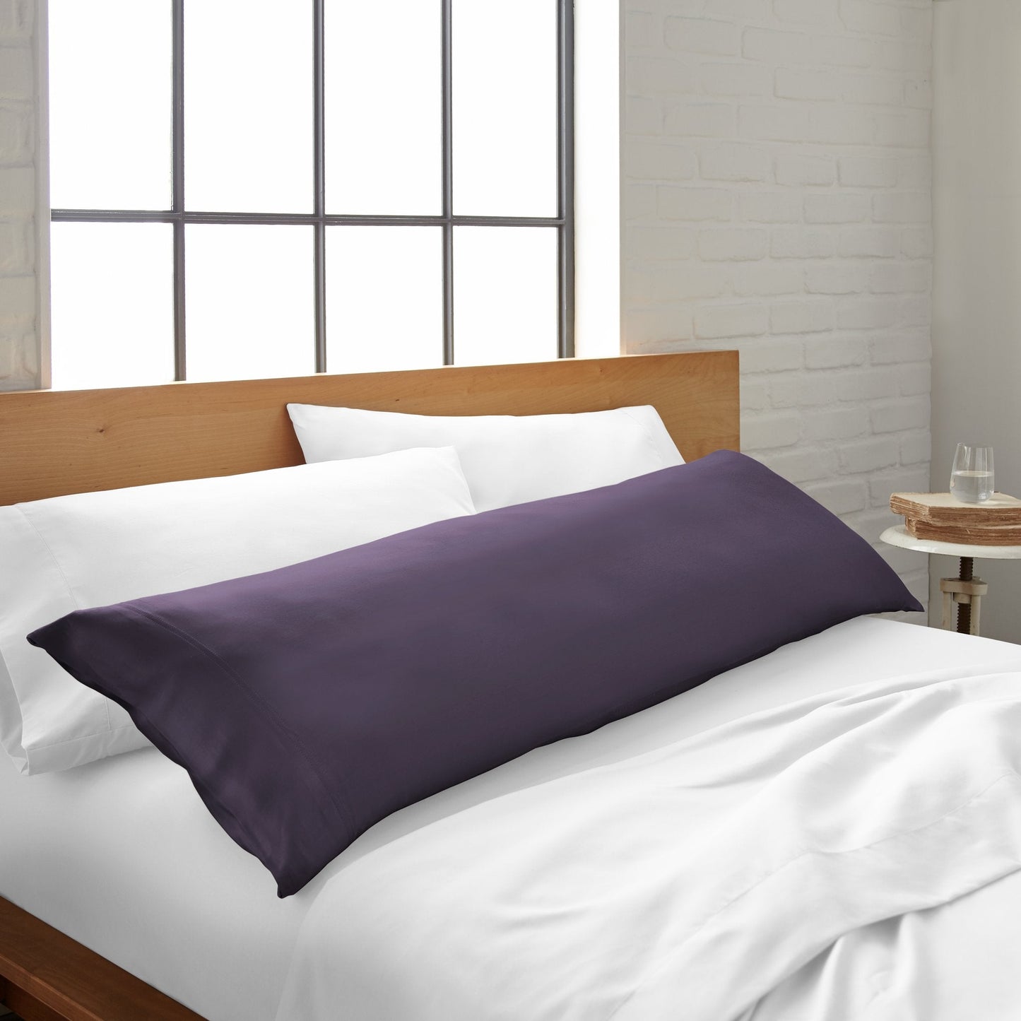 White Bamboo Pillowcase – Body (24x60 in, Multi-Colors, Cooling, 300 TC)