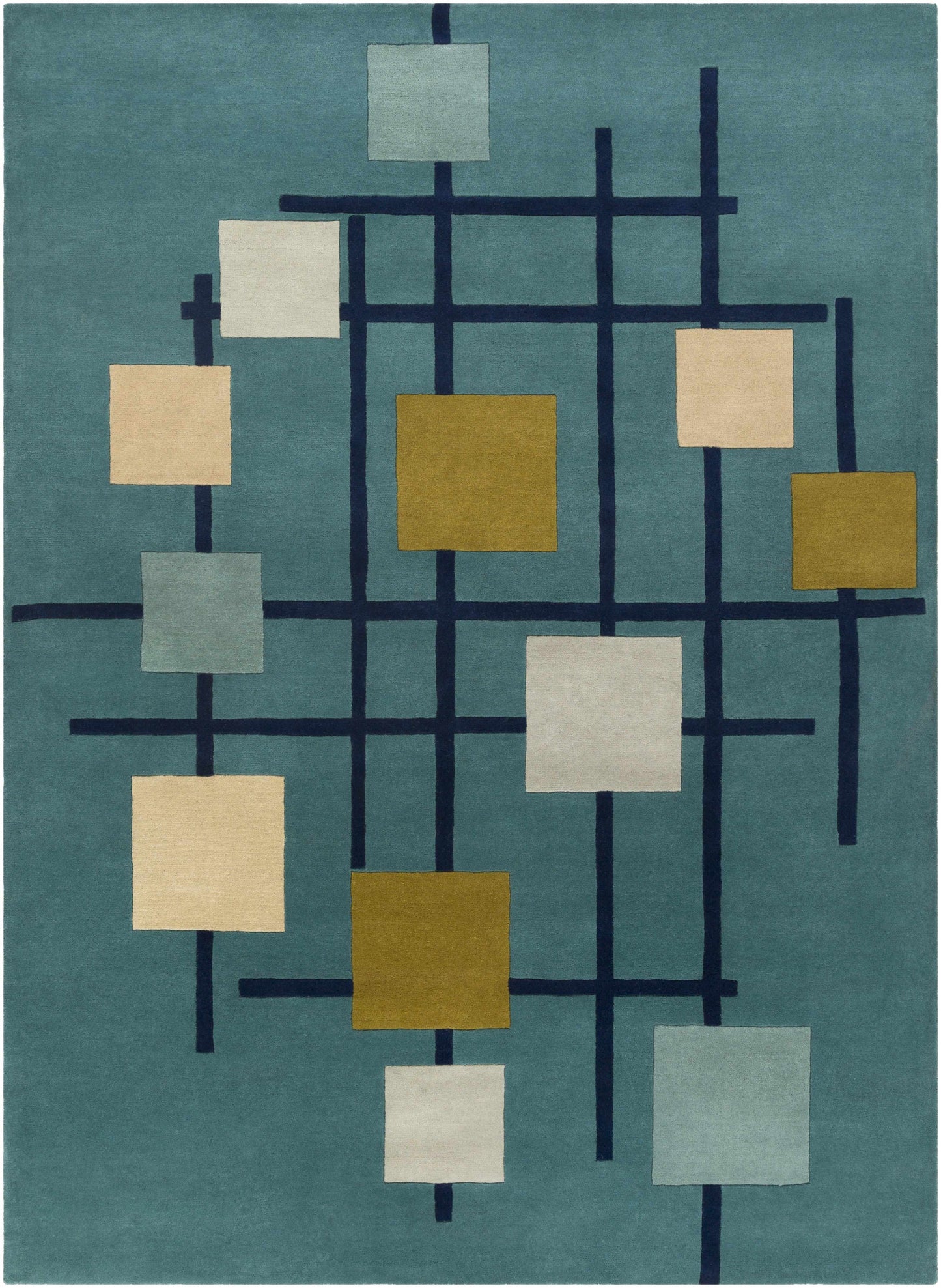Bellvue Modern Hand Tufted Wool Rug-8