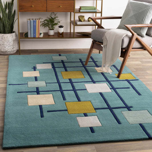 Bellvue Modern Hand Tufted Wool Rug-1
