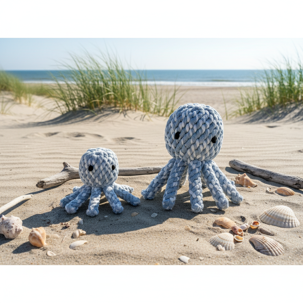 Kai the Octopus Rope Toy : New Version-2