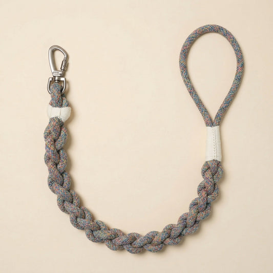 New: Handcrafted Rainbow Rover Dog Leash | Sustainable-1