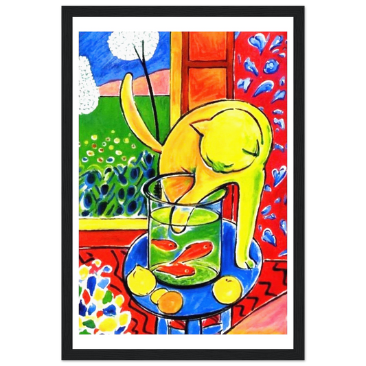 Henri Matisse the Cat with Red Fishes 1914 poster-10