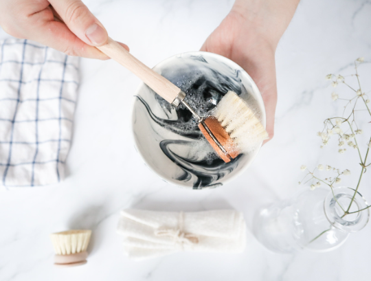 Zero Waste Kitchen Brush Set - Handy Kit-4