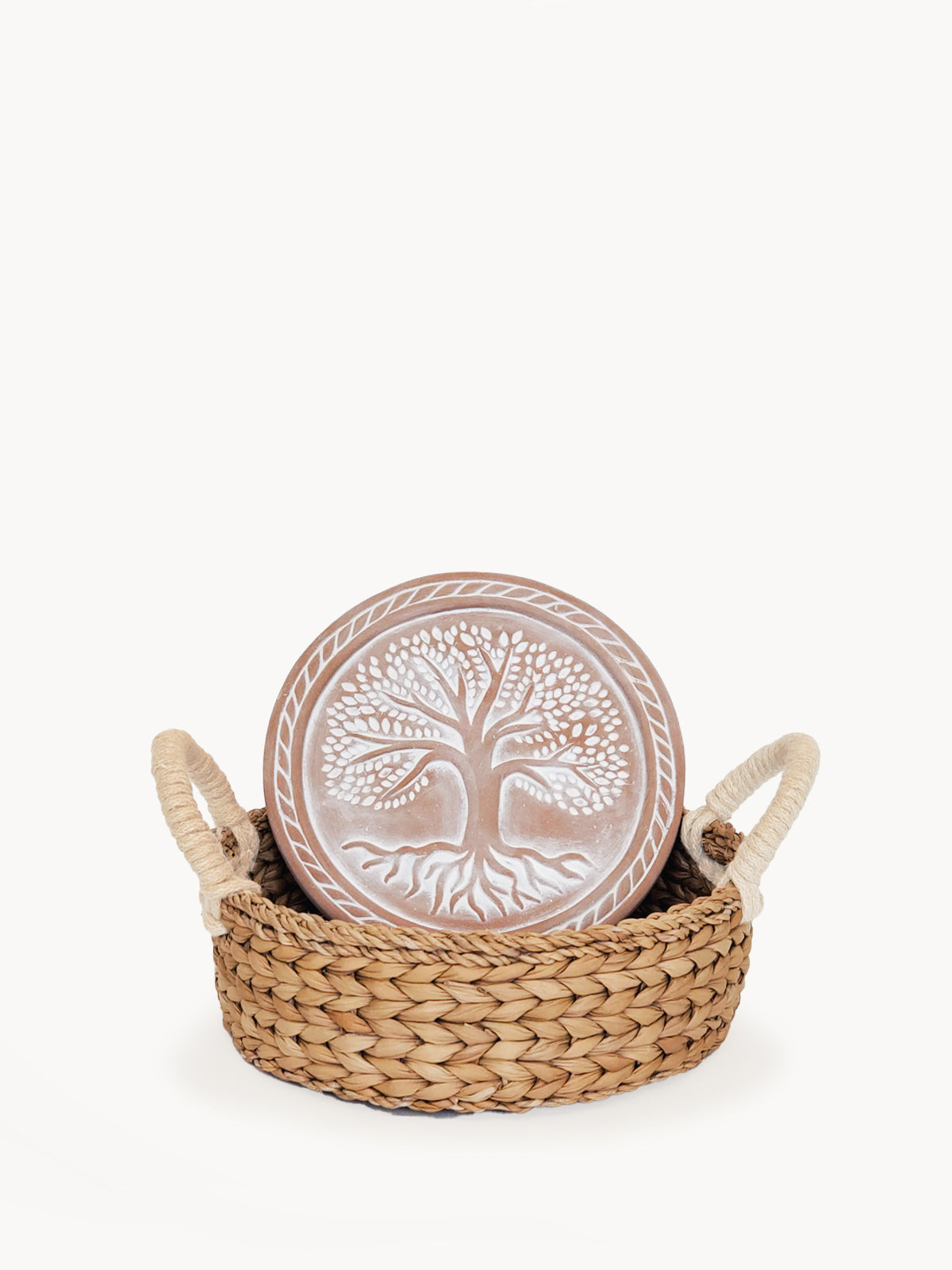 Bread Warmer & Basket - Tree of Life Round-3