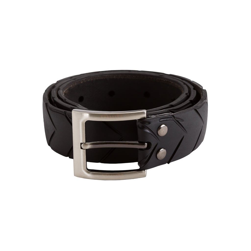Recycled Rubber Motorbike Tyre Vegan Belt-0