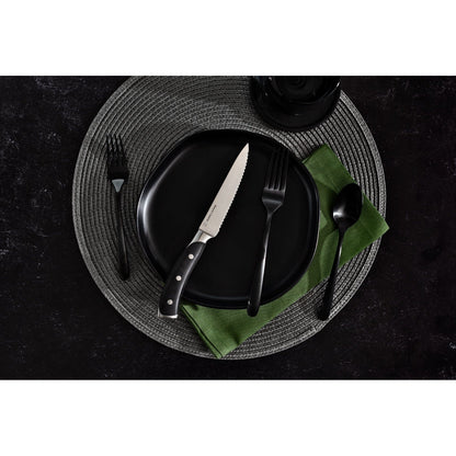 Elite Set of 8 Steak Knives - Black-2