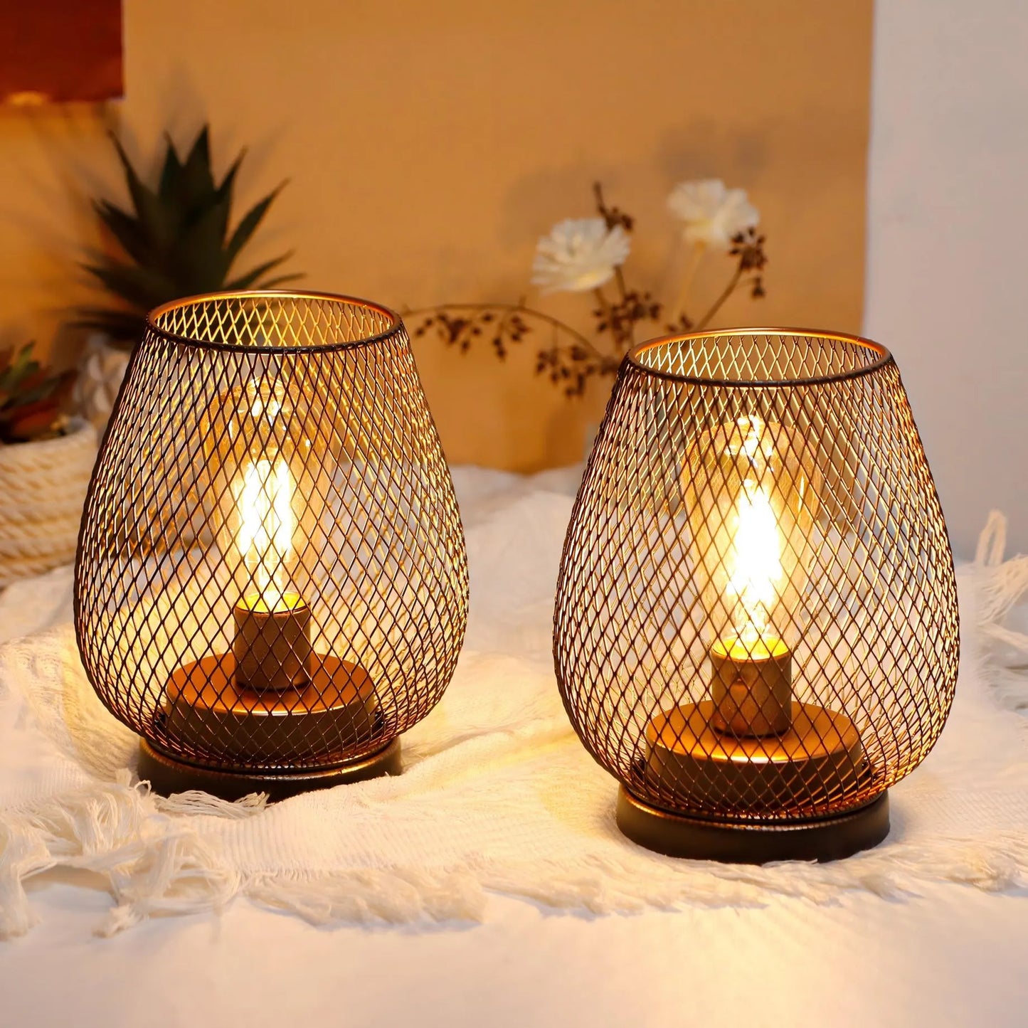 6.7" Tall Battery Powered Outdoor Table Lamp-0