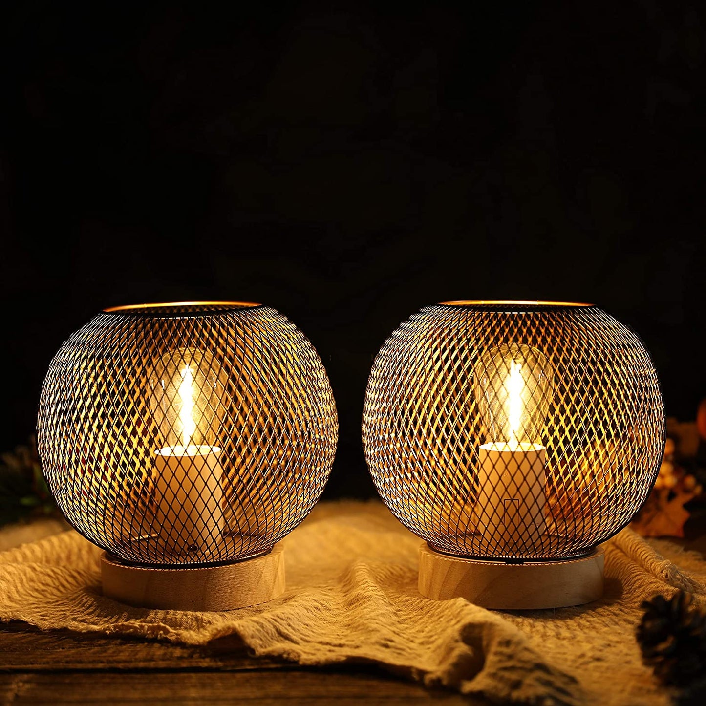 7.5''High Battery Powered Table Lamp ( Set of 2 )-1