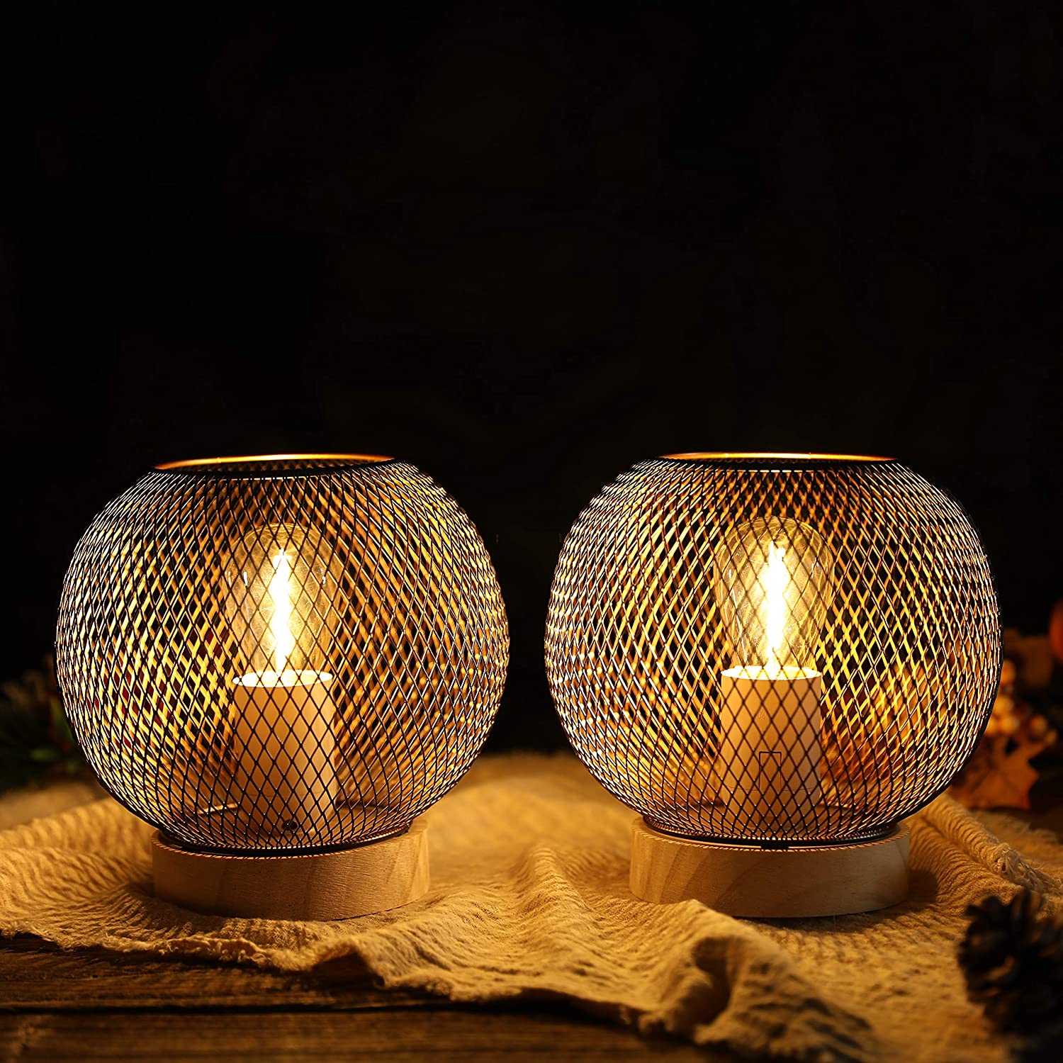 7.5''High Battery Powered Table Lamp ( Set of 2 )-1