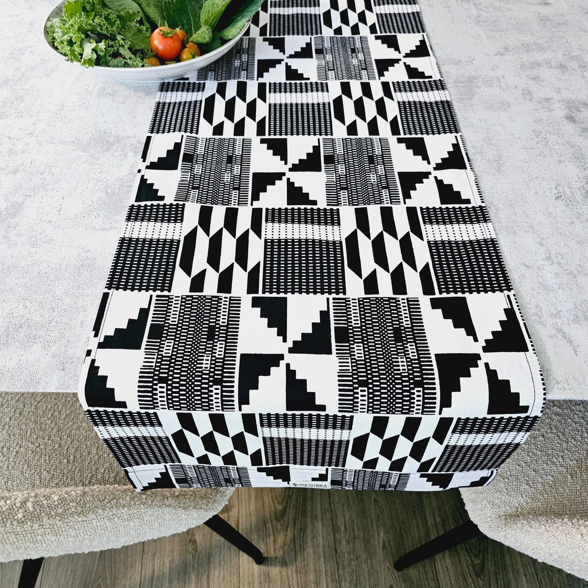 Table Runner 160x35cm | 180x35 | 200x35cm | 100% Cotton African Print Fabric-0