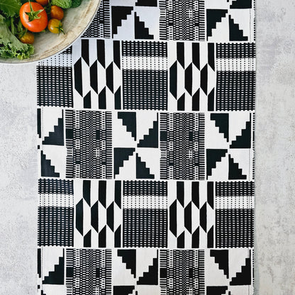 Table Runner 160x35cm | 180x35 | 200x35cm | 100% Cotton African Print Fabric-2