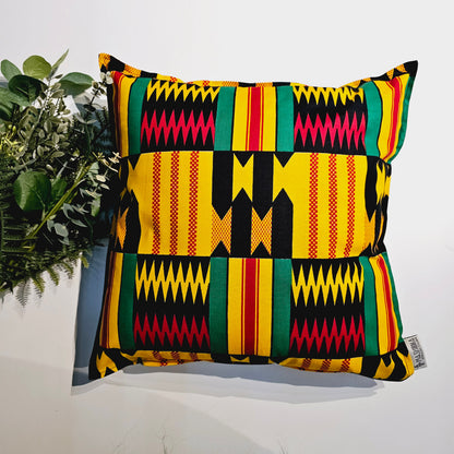 Set of 2 | 4 Cushion Covers | 40x40cm | 100% Cotton Wax Ankara Fabric-0