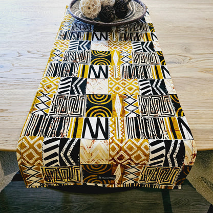 Table Runner 160x35cm | 180x35 | 200x35cm | 100% Cotton African Print Fabric-0