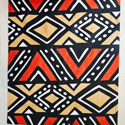 Table Runner and Set of 8 Napkins |  100% Cotton African Print Fabric-3