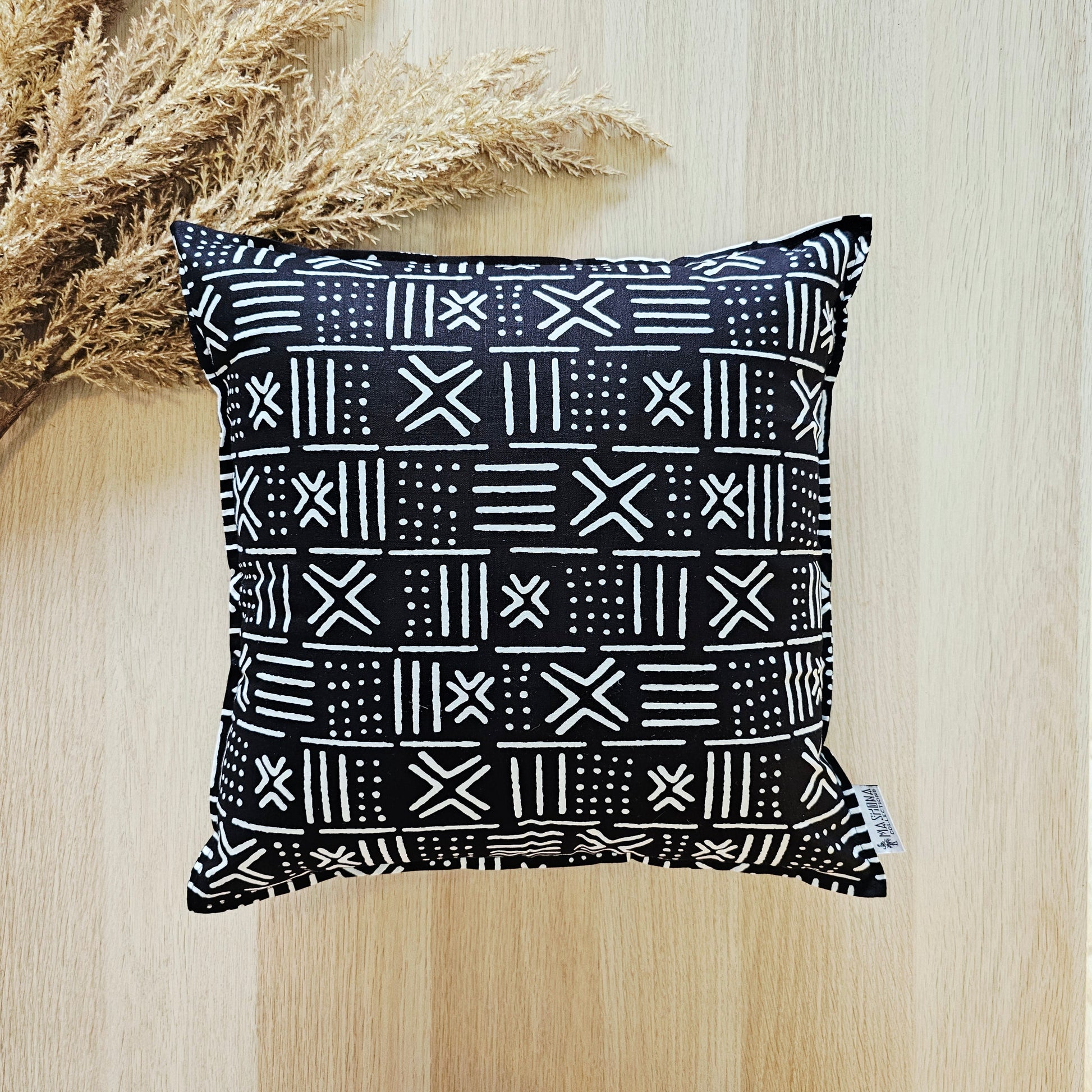 Set of 2 | 4 Cushion Covers |40x40cm | 100% Cotton Wax Ankara Fabric-0