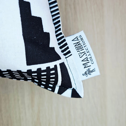 Set of 2 | 4 Cushion Covers |40x40cm | 100% Cotton Wax Ankara Fabric-2