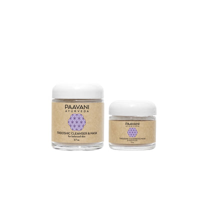 Tridoshic Cleanser & Mask | Ayurvedic Cleansing Grains for Balanced, Radiant Skin-2