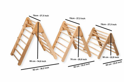Montessori Triangle Climber Set / 3 size-2