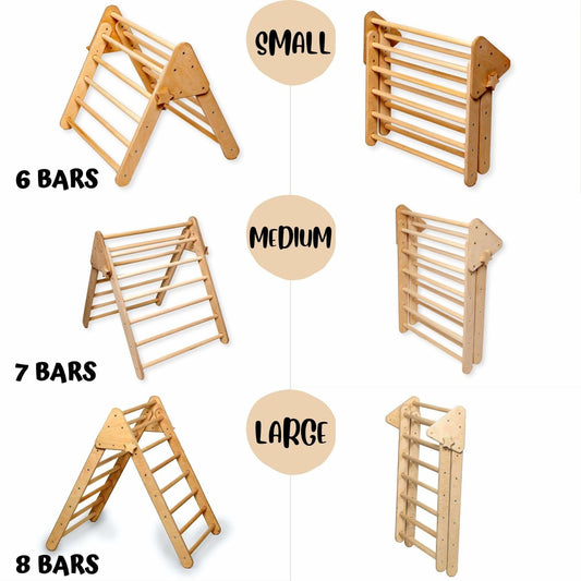 Montessori Triangle Climber Set / 3 size-1