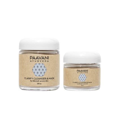 Clarify Cleanser & Mask  | Ayurvedic Cleansing Grains for Blemish-Prone Skin-2
