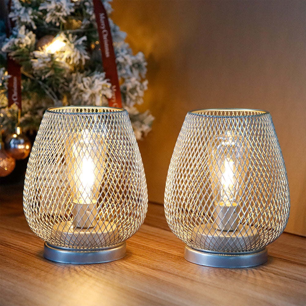 6.7" Tall Battery Powered Outdoor Table Lamp-5