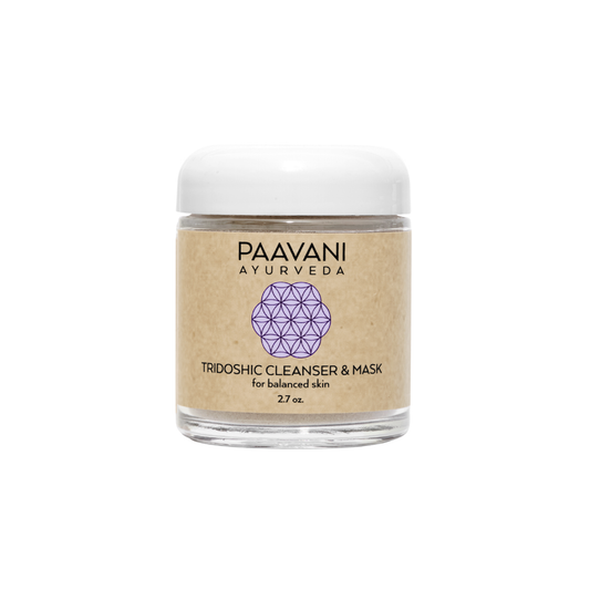 Tridoshic Cleanser & Mask | Ayurvedic Cleansing Grains for Balanced, Radiant Skin-0