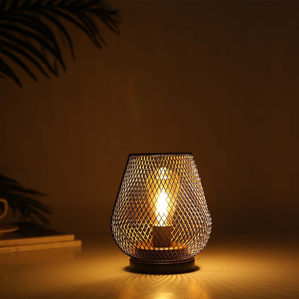 6.7" Tall Battery Powered Outdoor Table Lamp-3