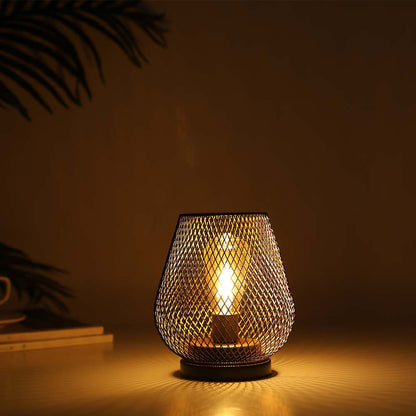 6.7" Tall Battery Powered Outdoor Table Lamp-3