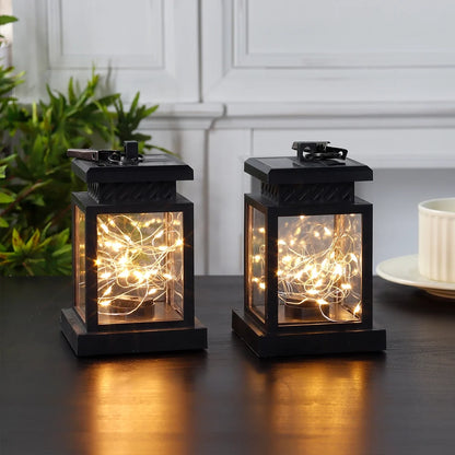 Set of 2 Solar Lantern Lights-2