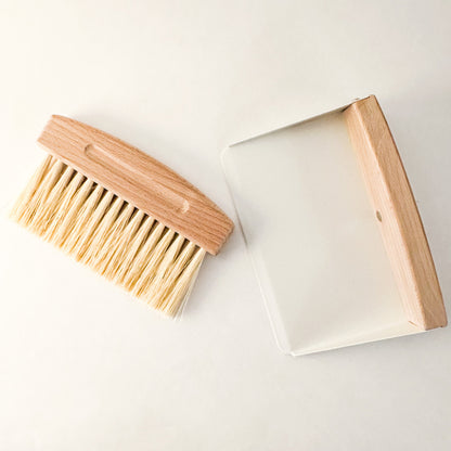 Magnetic Hand Broom & Dustpan Set with Natural Sisal Bristles-4