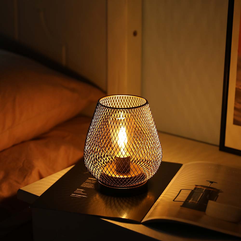 6.7" Tall Battery Powered Outdoor Table Lamp-2