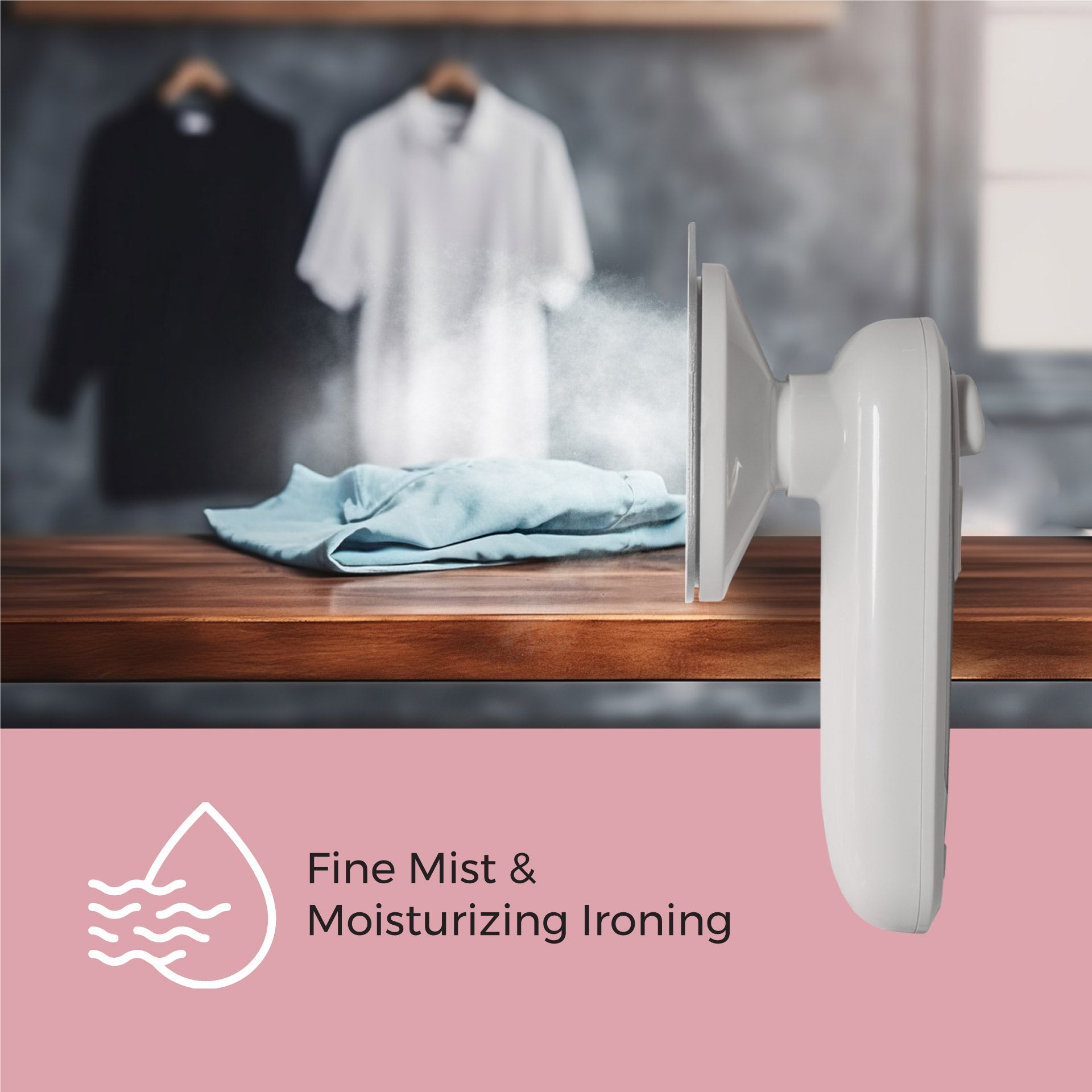 Home & Travel Essentials: 2-in-1 Mini Vacuum, Lint Remover & Portable Iron-2