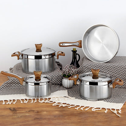 Serenk Definition Stainless Steel 7 Pieces Cookware Set-1