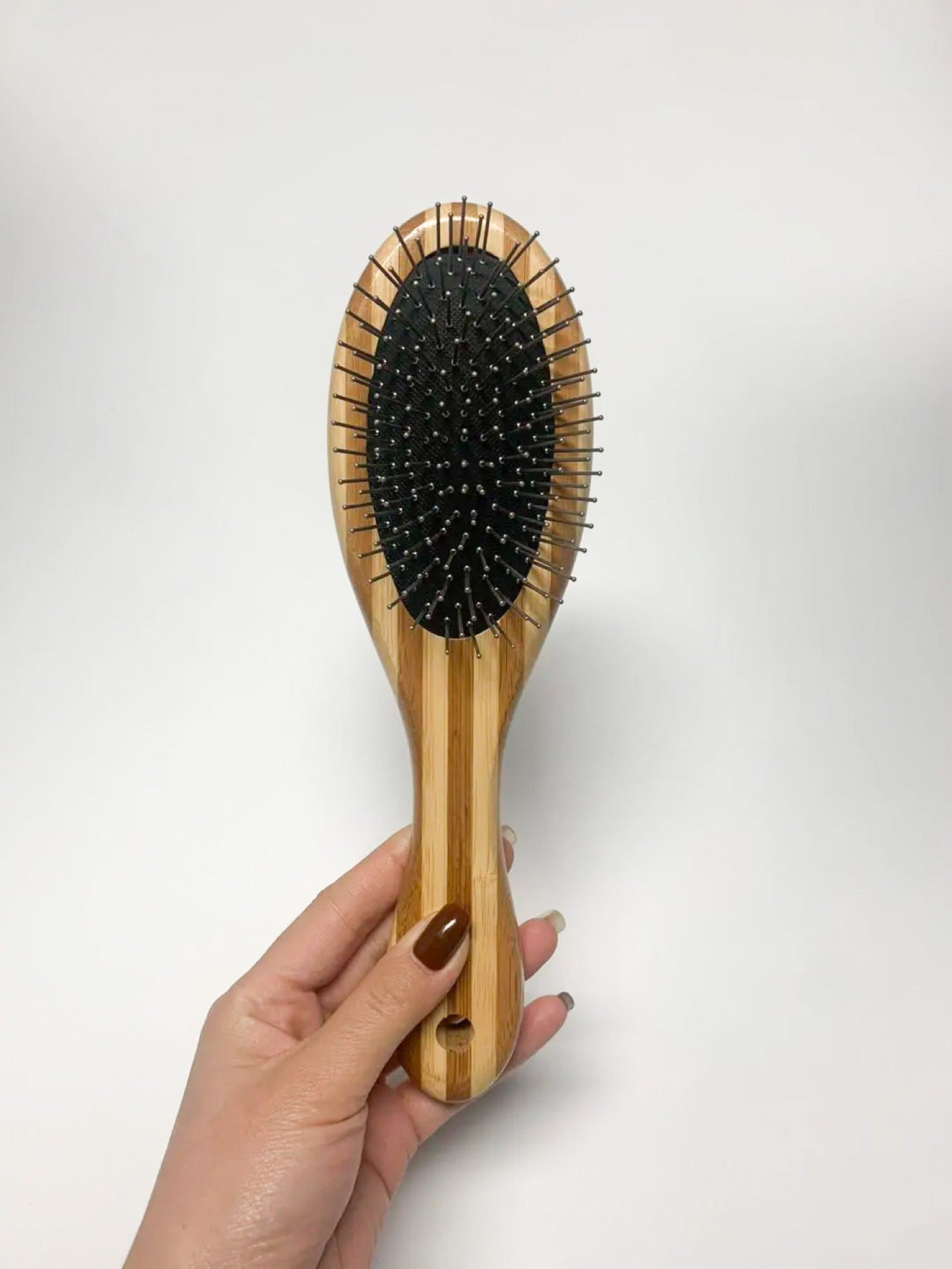 Bamboo Pet Brush with Sisal and Steel Bristles – Eco-Friendly Grooming-1