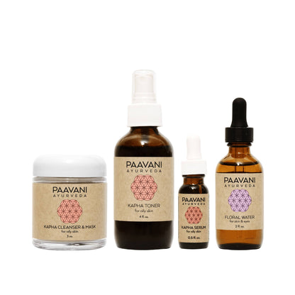 Kapha Skincare Ritual | Ayurvedic Set for Oily & Congested Skin-0