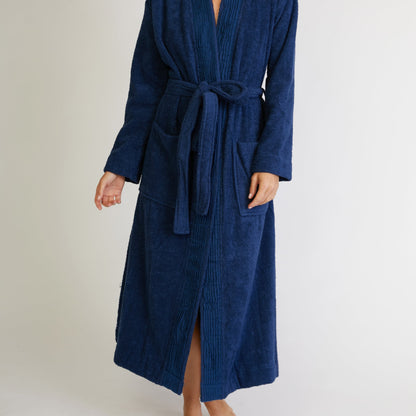 Turkish Cotton Bathrobe – Pleated