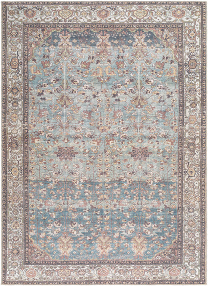 Bahram Vintage Flat Pile Washable Rug-0