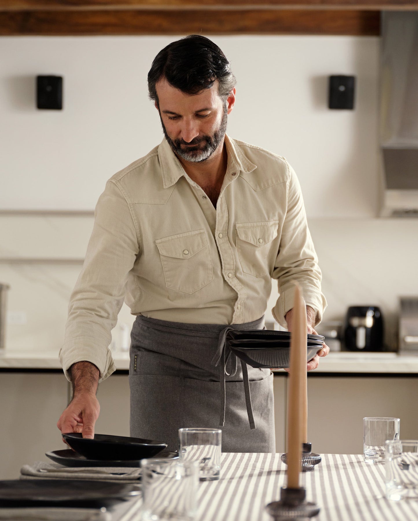 Bistro Apron with Pockets-3