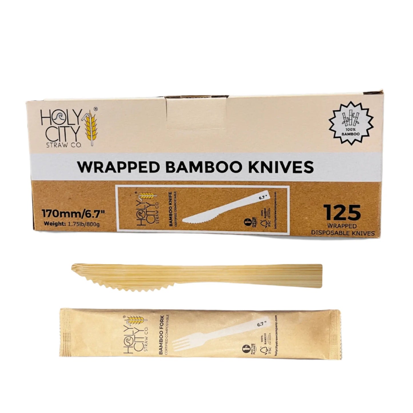 6.7" Wrapped Bamboo Knives-0