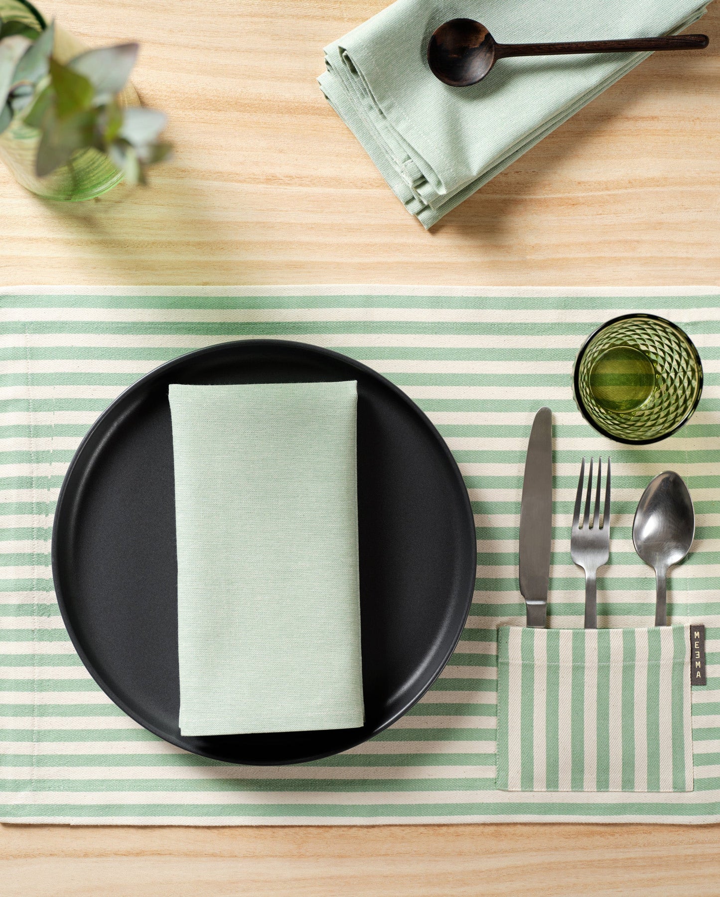 Cotton Cloth Placemats, Set of 4-0