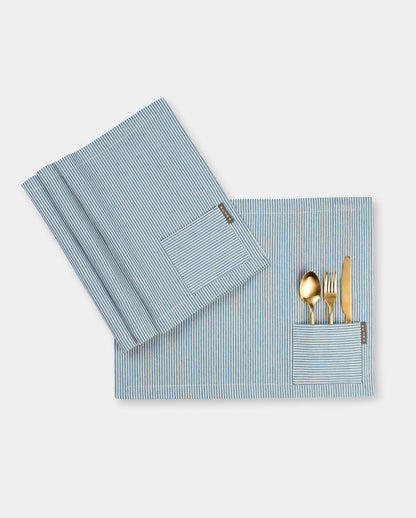 Cotton Cloth Placemats, Set of 4-11