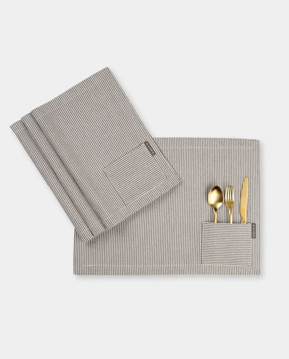 Cotton Cloth Placemats, Set of 4-12