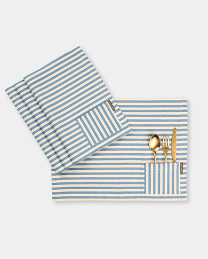 Cotton Cloth Placemats, Set of 4-8